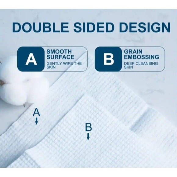 1 BOX (40 Count)-(Disposable)-(Facial Cleansing Cloths)-(XLarge)-(New)-$15.00 - Picture 7 of 7